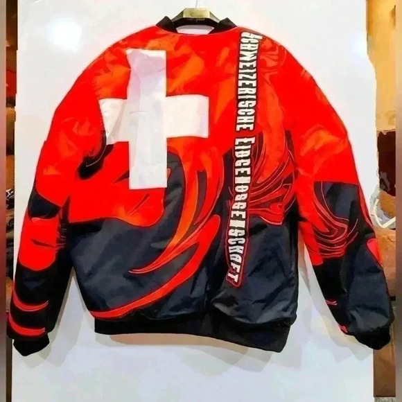 Swiss Confederation Bomber Jacket 2XL J702.1012 - Picture 5 of 7